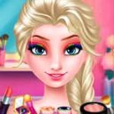 Elsa's Rainbow Style 1 Eye Makeup Game